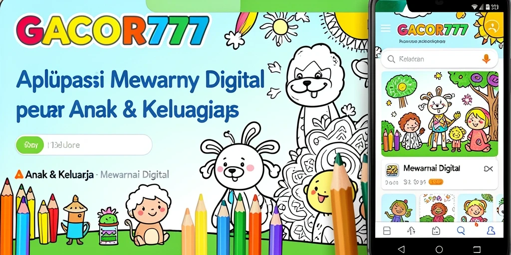 Tampilan antarmuka GACOR777 dengan berbagai pilihan mewarnai.