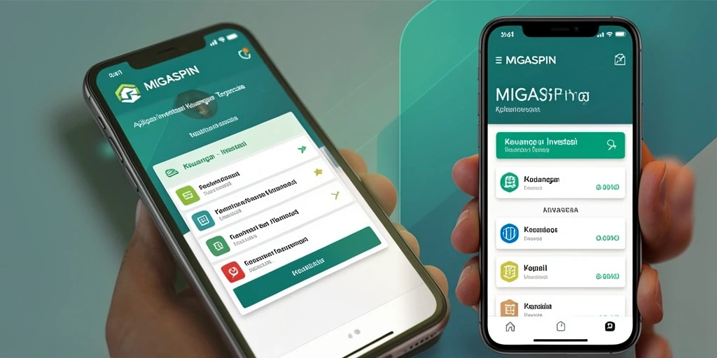 Antarmuka MIGASPIN yang modern dan informatif untuk investasi yang lebih baik.