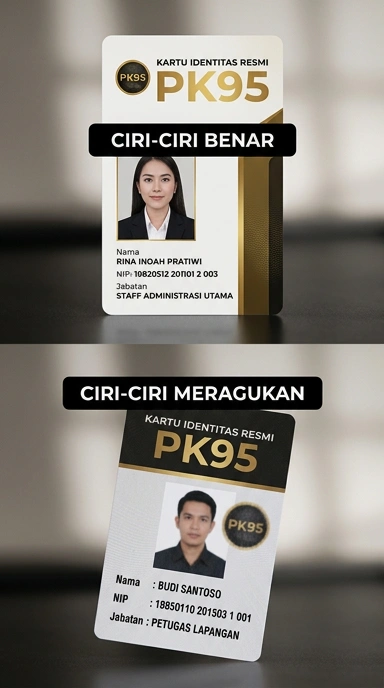 Tampilan kanal resmi pk95